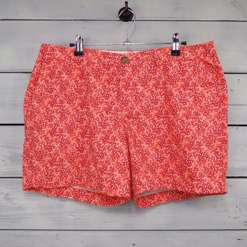 Old Navy Women's Pink & White Shorts-Size 10 - Picture 2 of 13